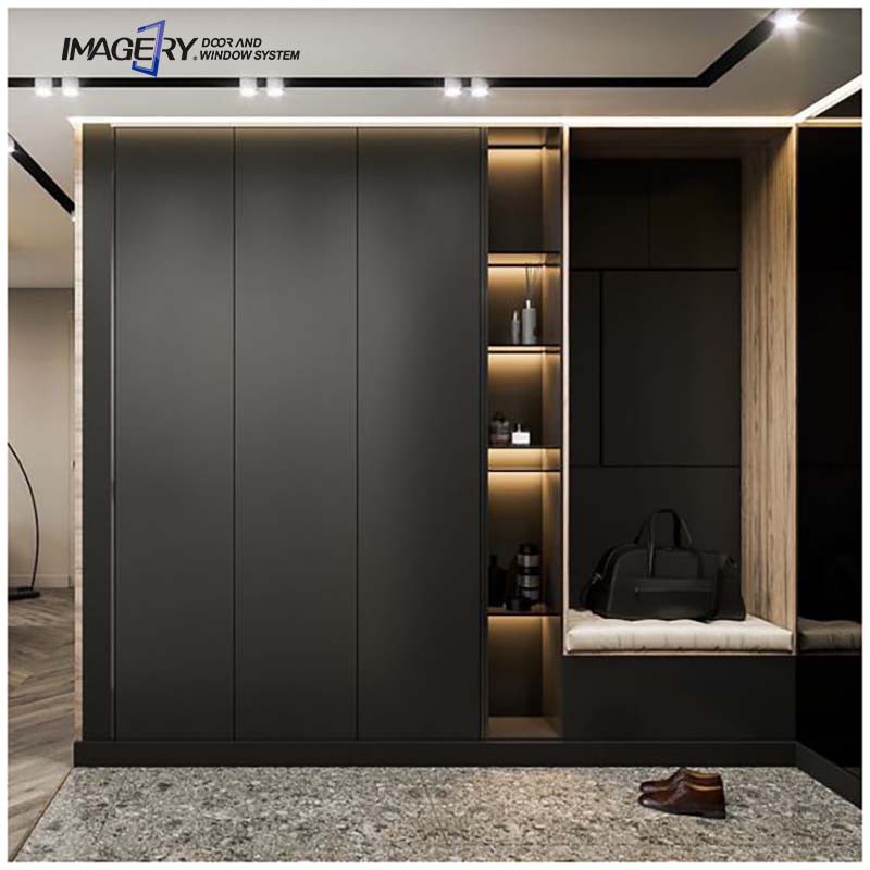 Aluminum Alloy Door Shoe Cabinet