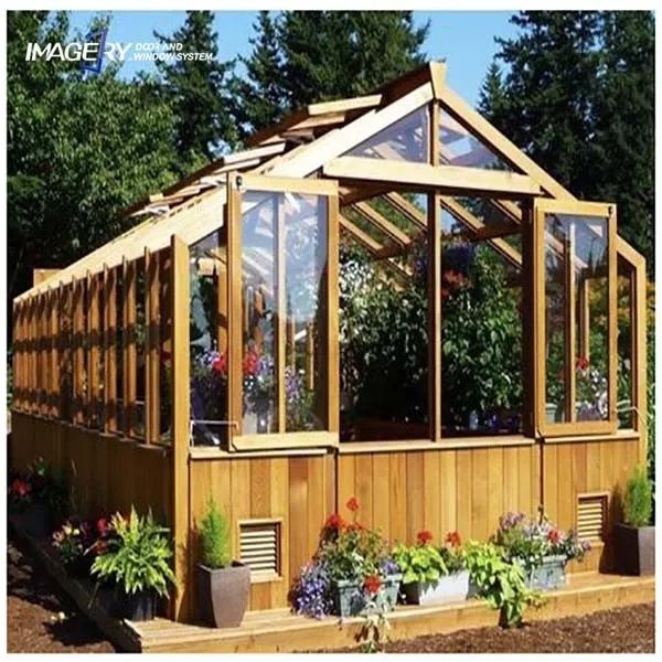 Aluminum Winter House Garden Glass