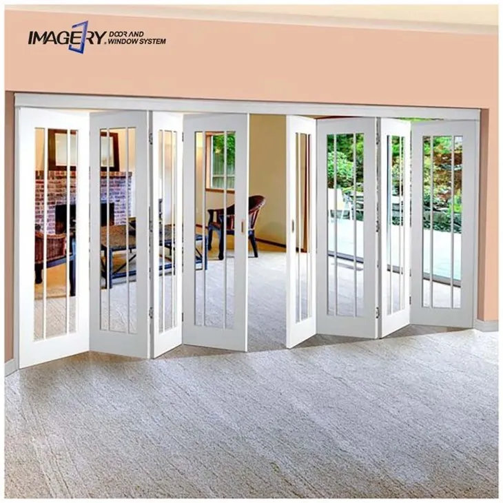 White Bifold Aluminium Doors