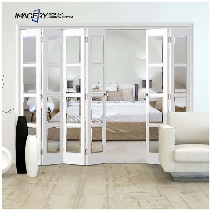 White Bifold Aluminium Doors