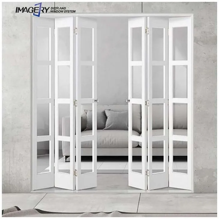 White Bifold Aluminium Doors